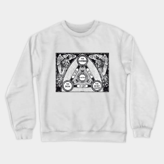 The Holy Cactus Crewneck Sweatshirt by AgaCactus